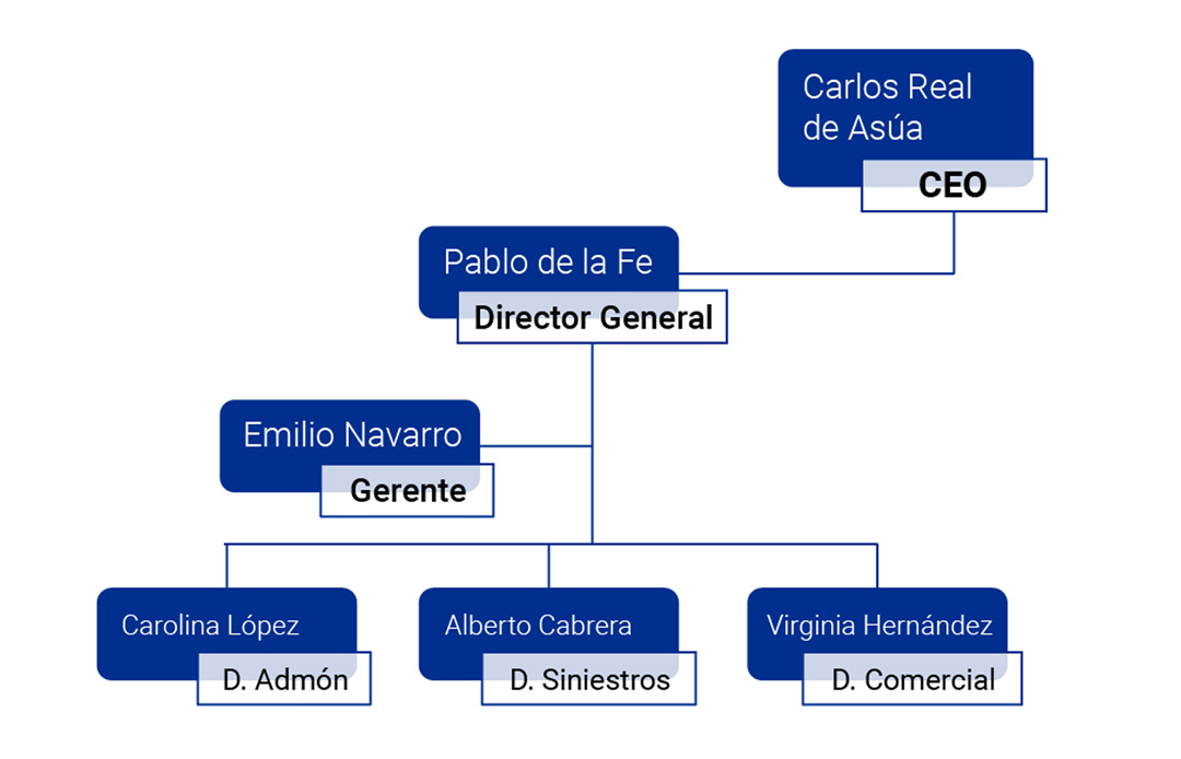organigrama de seguros en canarias